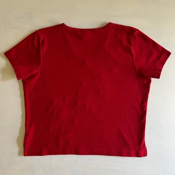 Norton McNaughton Red Star Embroidered Baby Tee - Picture 4 of 6